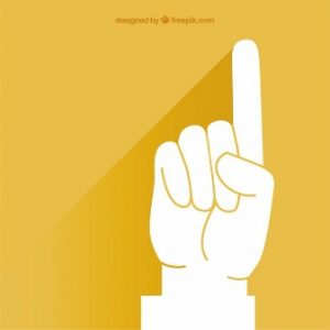 pointing-finger-over-yellow-background