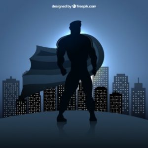 superhero-silhouette