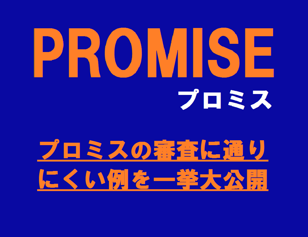 プロミスの審査に通りにくい例を一挙大公開