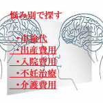 悩み別で探す（車検代、出産費用、入院費用、不妊治療、介護費用）