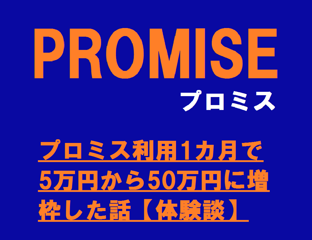 プロミス利用1カ月で5万円から50万円に増枠した話【体験談】